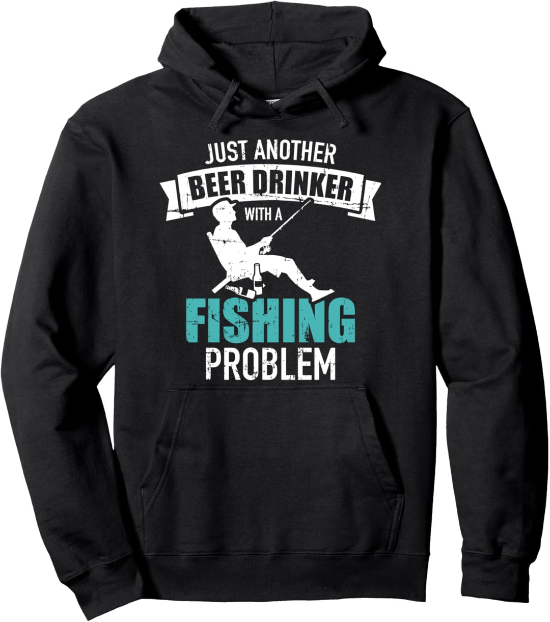 Angeln Bier problem Pullover Hoodie