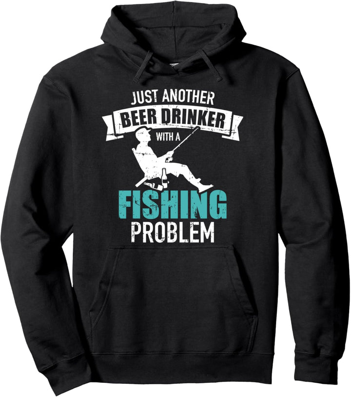 Angeln Bier problem Pullover Hoodie