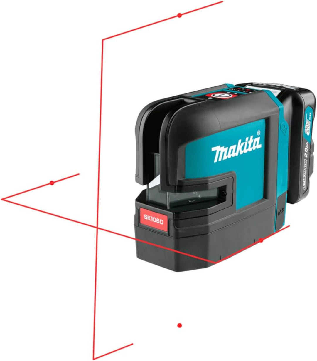 Makita SK106DZ Akku-Kreuz Linienlaser rot 12 V max. (ohne Akku, ohne Ladegerät)