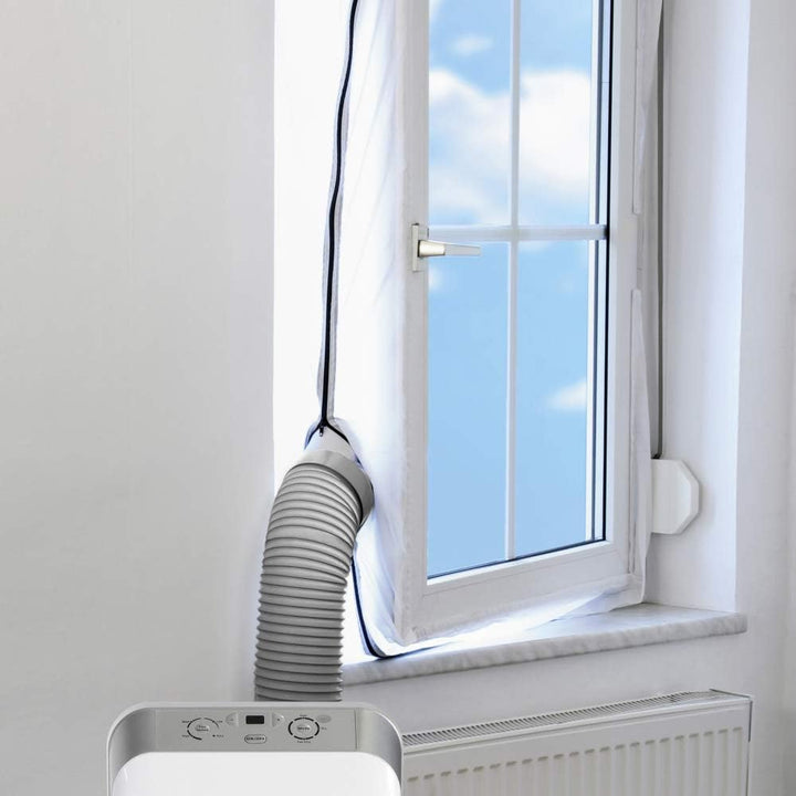 TROTEC AirLock 100 Fensterabdichtung für mobile Klimageräte und Ablufttrockner Flügelfenster Dachfen