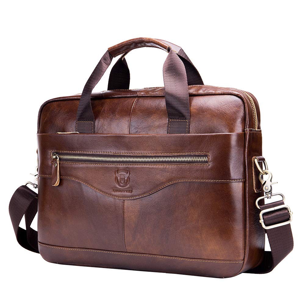 Umhängetasche aus Leder Schulter Crossbody Reisetasche für Herren Frauen 