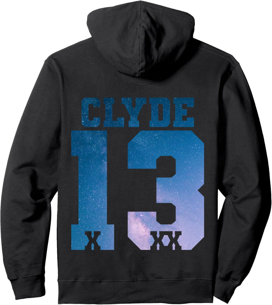 Bonnie & Clyde - Clyde 13 with Galaxy - Couple Goals Pullover Hoodie