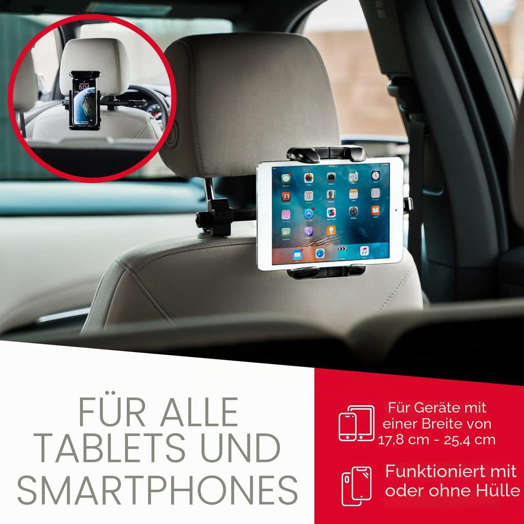 Macally HRMOUNTPROB KFZ-Halterung für Apple iPad Pro/Air/Mini, Tablets, Nintendo Switch, iPhone, Sma
