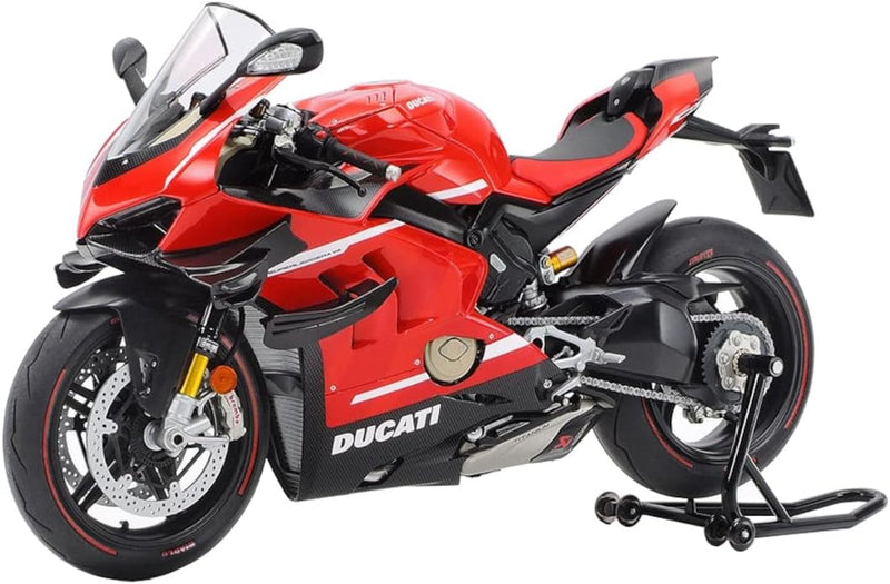 Tamiya 14140 1:12 Ducati Superleggera V4 - originalgetreue Nachbildung, Plastik Bausatz, Basteln, Mo