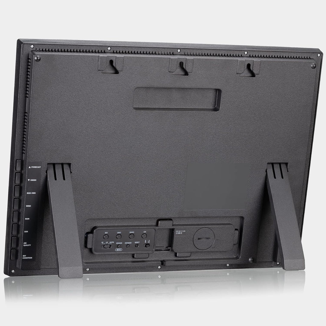 Bresser zusätzliche/Ersatz-Basisstation für 7003230 8-Tage 4CAST XL WLAN-Wetter-Center mit extra-gro