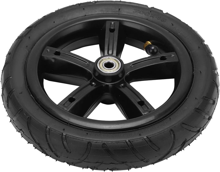 Scooter Ersatzräderset, 8 Zoll 200x45 pneumatisches Rad Schlauch Anti-Rutsch Starker Grip Stossdämpf
