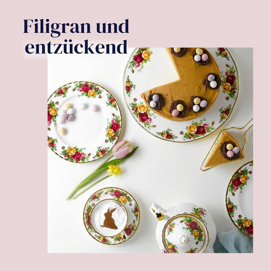 Royal Albert Teller 27 cm, Knochenporzellan, Mehrfarbig, 27 x 27 x 2.5 cm 27 x 27 x 2.5 cm Mehrfarbi