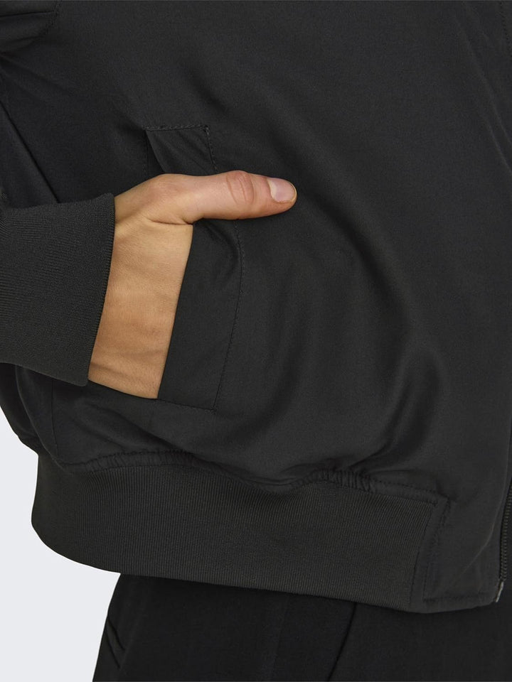ONLY Damen Onlalma Bomber OTW Noos Jacke XL Schwarz, XL Schwarz