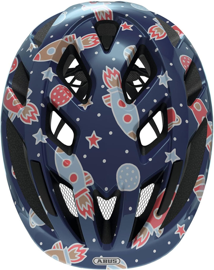 ABUS Kinderhelm Smooty 2.0 - Robuster Fahrradhelm für Kleinkinder im Beifahrersitz - für Mädchen und