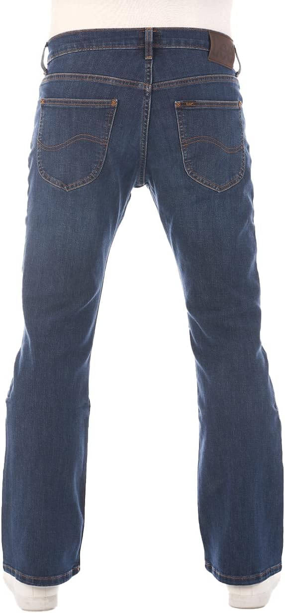 Lee Jeans Herren Stretch Bootcut Denver Jeanshose Hose Denim | Blau 32 33 34 36 38 40 42 44 46 34W /