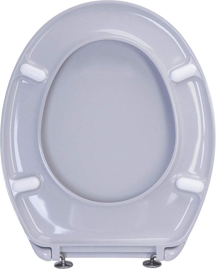 Cornat WC-Sitz "Cetina" - Schlichter Look in manhattangrau - Pflegeleichter Duroplast - Unifarbenes