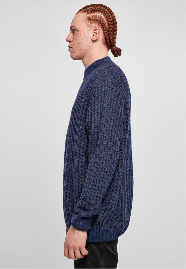 Urban Classics Herren Sweatshirt, XXL Darkblue/Midnightnavy