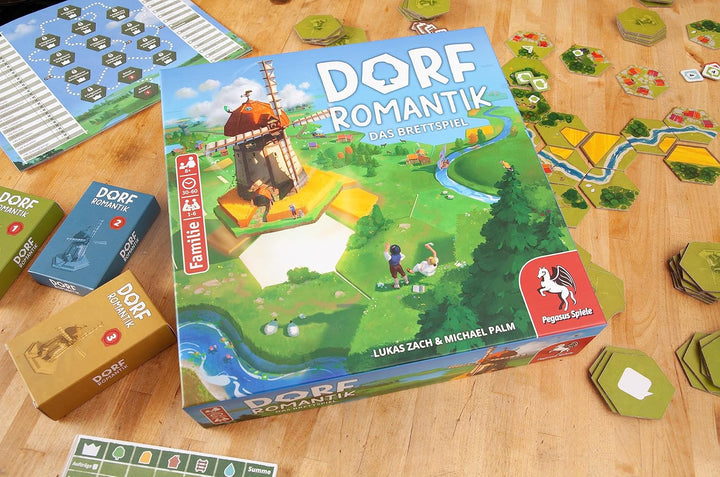 Pegasus Spiele 51240G Dorfromantik *Spiel des Jahres 2023* Brettspiele Pegasus Spiele 51240G Single,