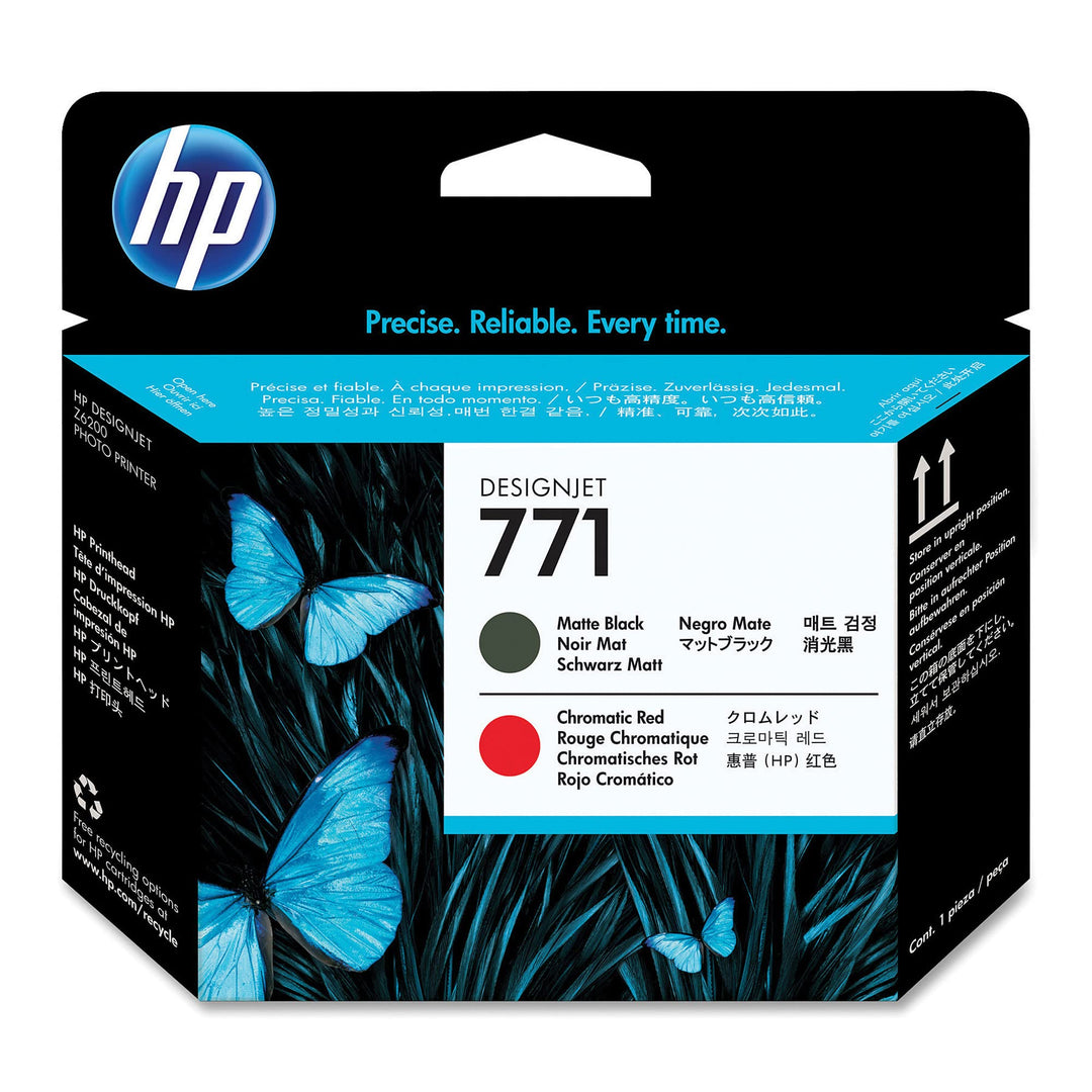 HP CE017A 771 Original Druckkopf matt schwarz undchromatischrotStandardkapazität1er-Pack