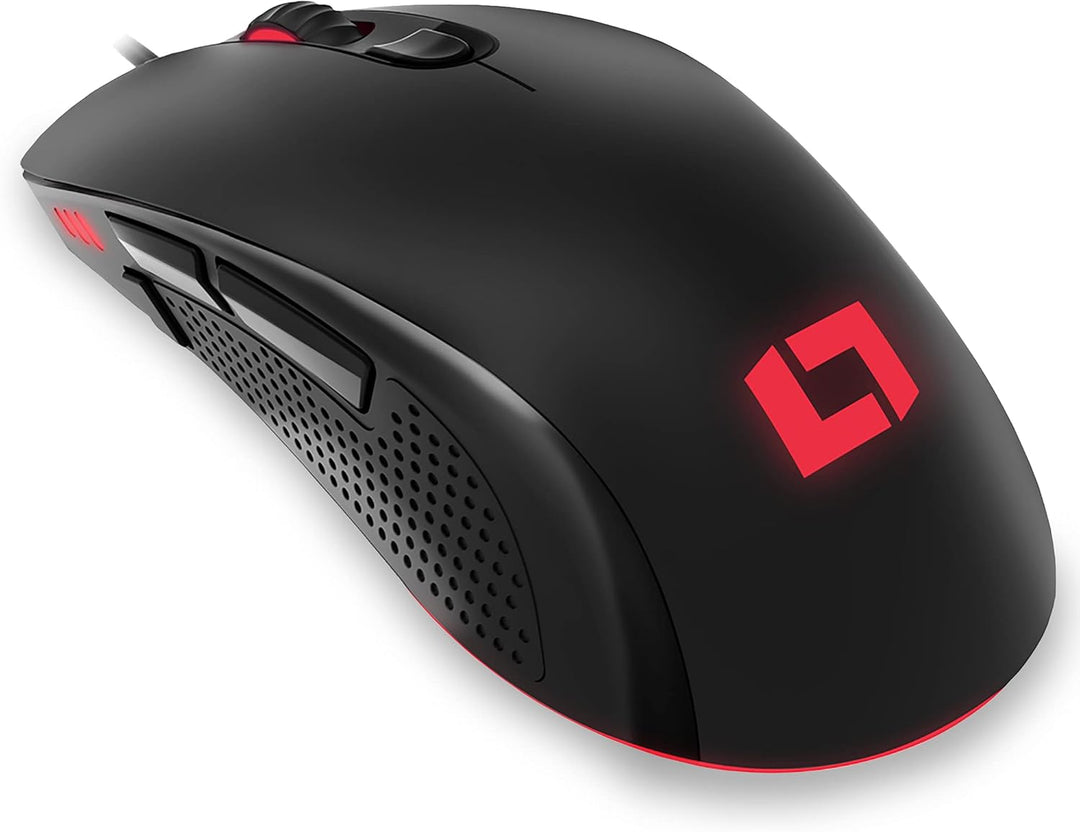 Lioncast ® LM60 Gaming Maus mit Kabel [PROGRAMMIERBARE Tasten] - Gaming-Mäuse für PC - Beste MMO Gam