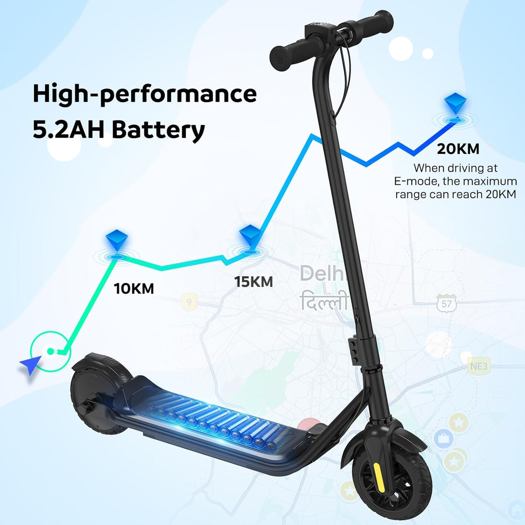 EVERCROSS E6 Elektroroller für Kinder, 7" Leichter E-Scooter für 6-12 Jahre, Elektroscooter mit Eine