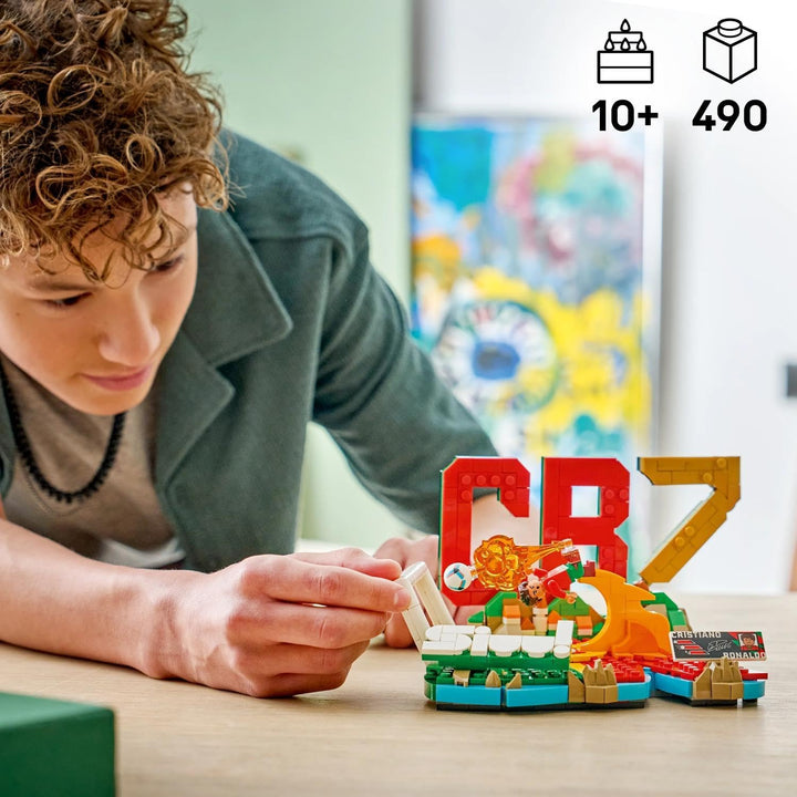 LEGO Editions Cristiano Ronaldo - Fussball-Highlights Spielzeug - 3D Modellbau mit Minifigur zum Sam
