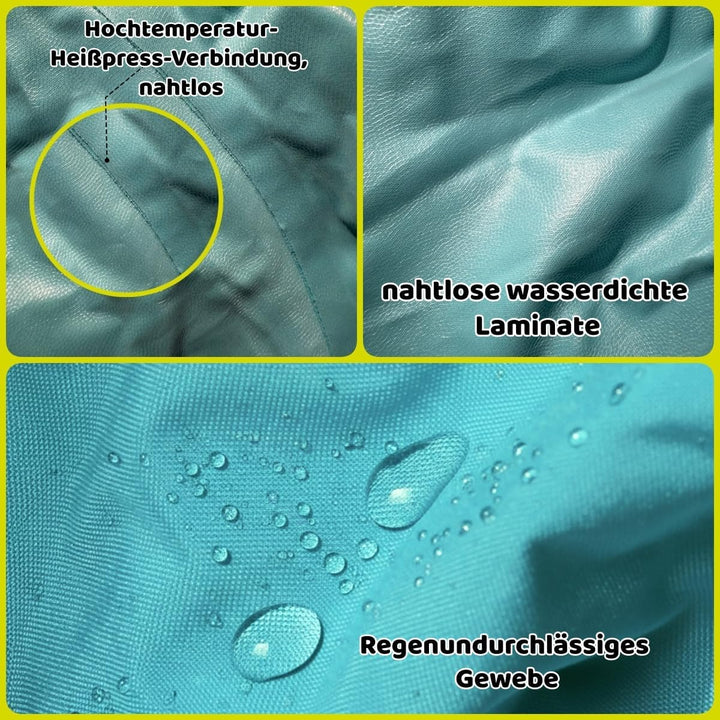 Wasserdichter Hunderegenmantel Leichter hundepullover mit integrierten beinabschlüssen und Abnehmbar