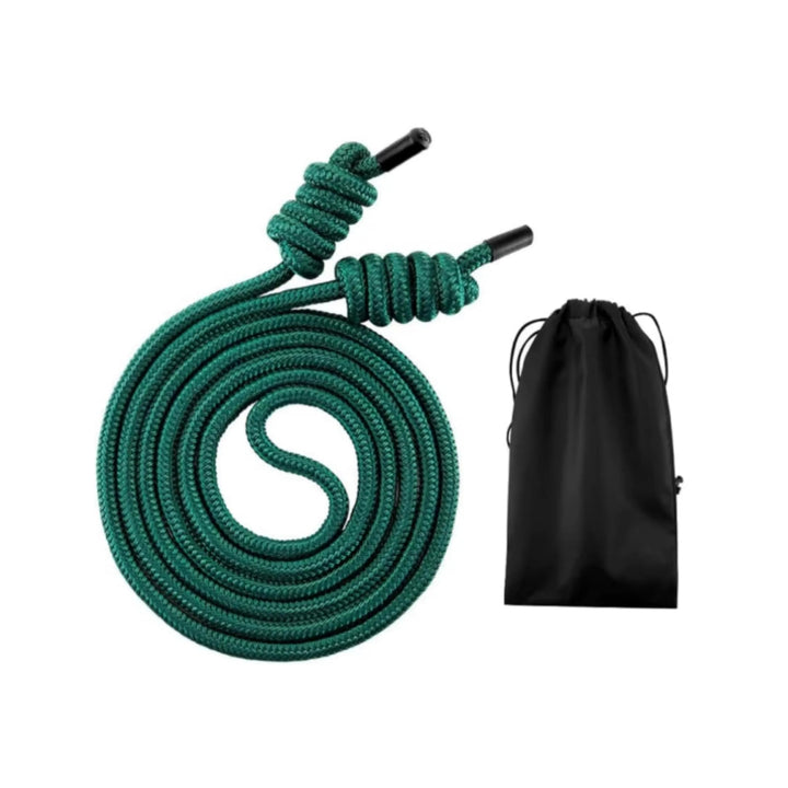 Rope Flow Springseil Multifunktional, 280cm Länge, extra robustes und griffiges Material Grün, Grün