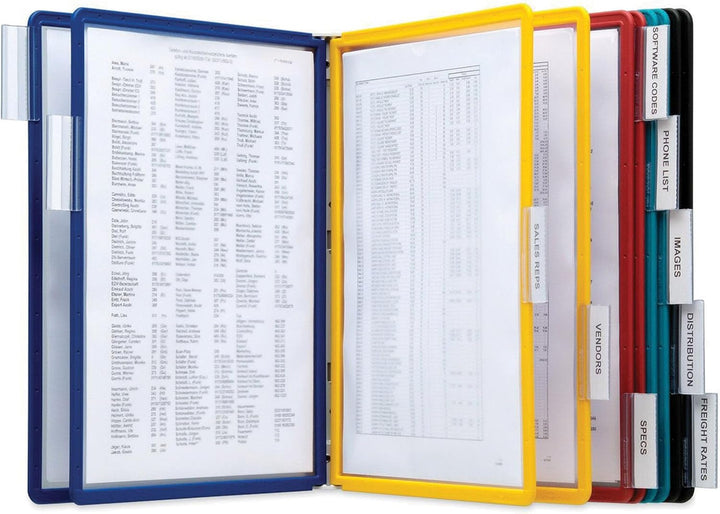 Durable Vario Design Referenzsystem, Polypropylen, schwarz, 10-Panel Assorted 10-Panel Assorted Wand