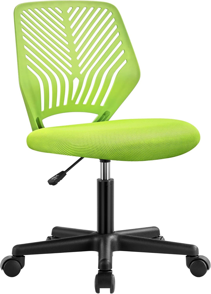 Yaheetech Bürostuhl Ergonomisch Schreibtischstuhl ohne Armlehnen Drehstuhl mit Rücklehne Arbeitsstuh