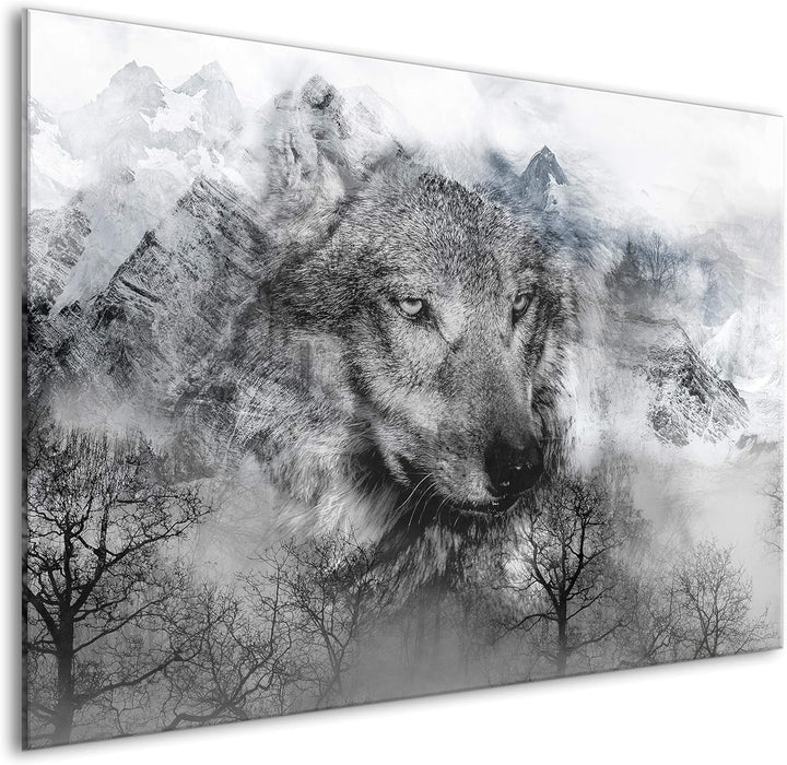 murando Spritzschutz Glas für Küche 80x60 cm Küchenrückwand Küchenspritzschutz Fliesenschutz Glasbil