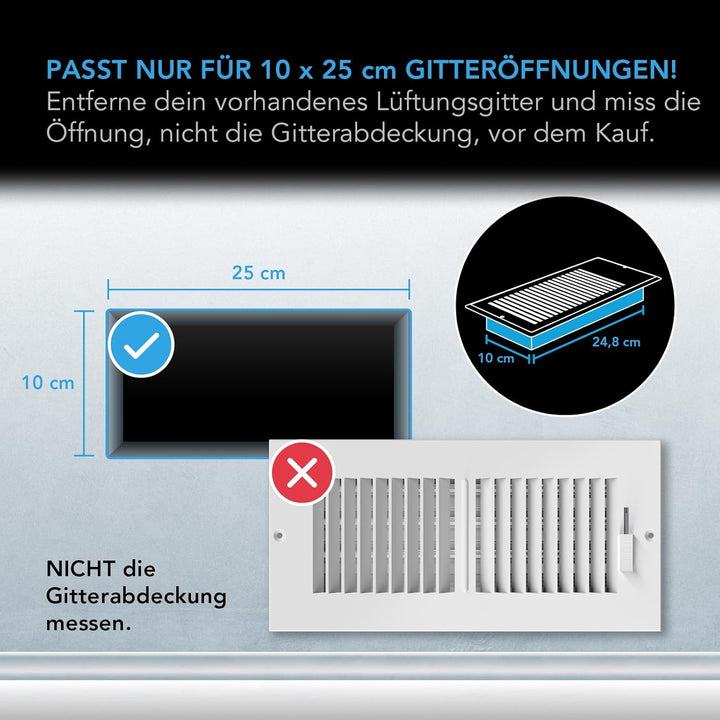 AC Infinity AIRTAP T4, Booster-Lüfter mit leisem Register und Thermostatsteuerung. Heizung Kühlung A