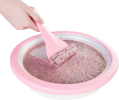 TokioKitchenWare Teppanyaki Eismaschine: 2er-Set Eis-Teppanyaki-Platten zum Zubereiten von Ice Cream