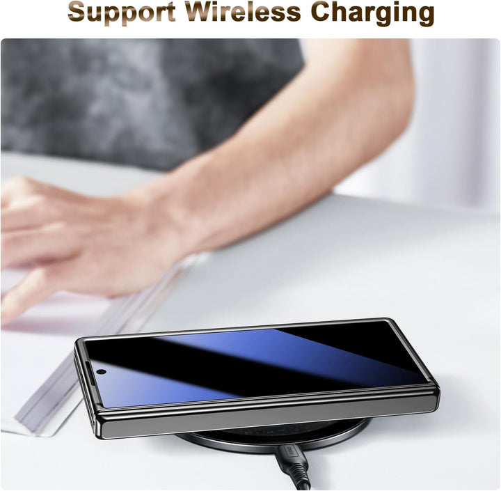 spoovcto für Samsung Galaxy Z Fold6 Fall: mit Anti-spy Privatsphäre Displayschutz, Built-in Kamera K