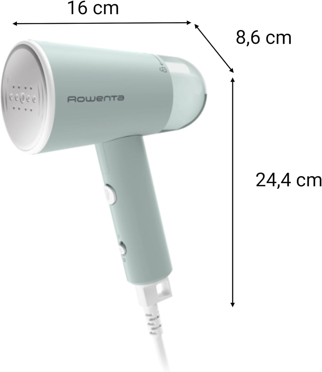 Rowenta Origin Travel Tragbarer Bügeleisen, Leistung 1200 W, Dampfstrahl 20 g/min, nützlich zum schn