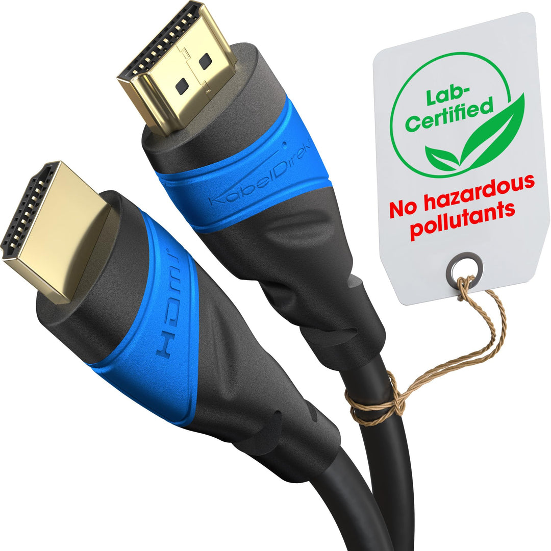 KabelDirekt – 4K HDMI-Kabel – 9m – Entwickelt in Deutschland – Für jedes HDMI Kabel Setup (4K@60Hz,