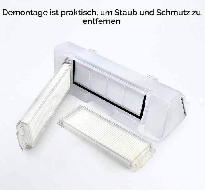 Ersatz Staubbehälter mit Filter für Xiaomi Mi Robot Vacuum Mop 2 Pro, Mop 2 Lite / MJST1S Robotersta