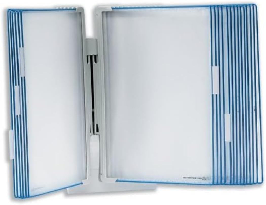 Tarifold Office-Wandanzeigegerät mit 5 aufsteckbaren Indexzungen und 10 Taschen A4 Blau Ref. 714301