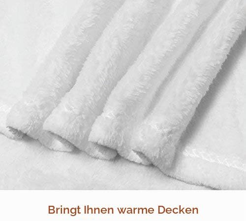 YISUMEI Decke 150x200 cm Kuscheldecken Sanft Flanell Weich Fleecedecke Flagge von Deutschland 150 x
