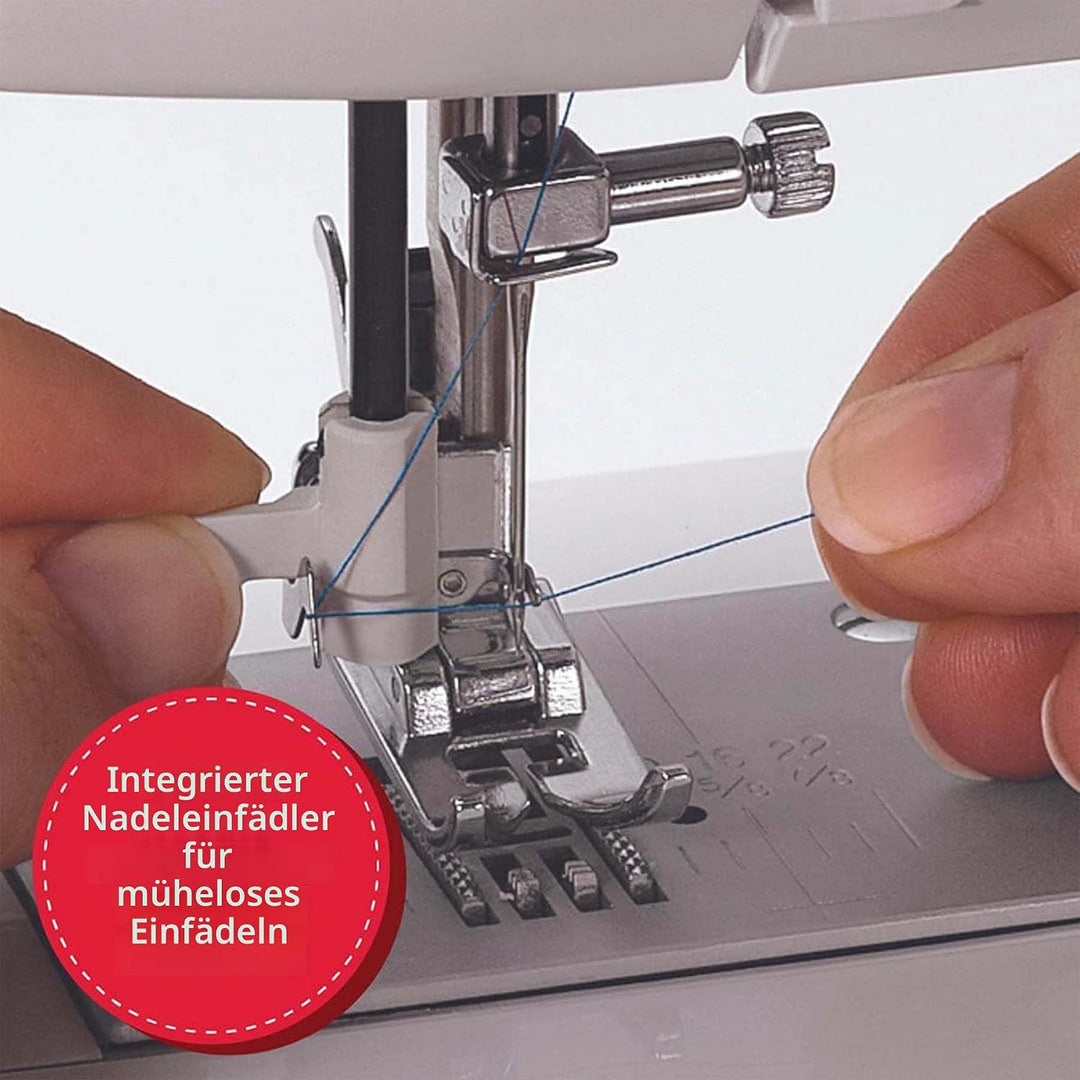 SINGER 9960 Näh- und Quiltmaschine mit Zubehör-Set, Anschiebetisch, 600 Stiche, elektronischer Auto-
