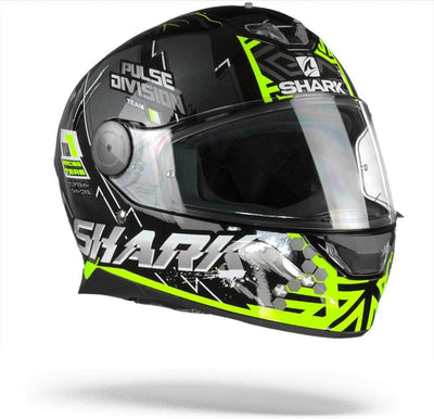 Shark Herren Nc Motorrad Helm XS Schwarz/Gelb/Grau, XS Schwarz/Gelb/Grau