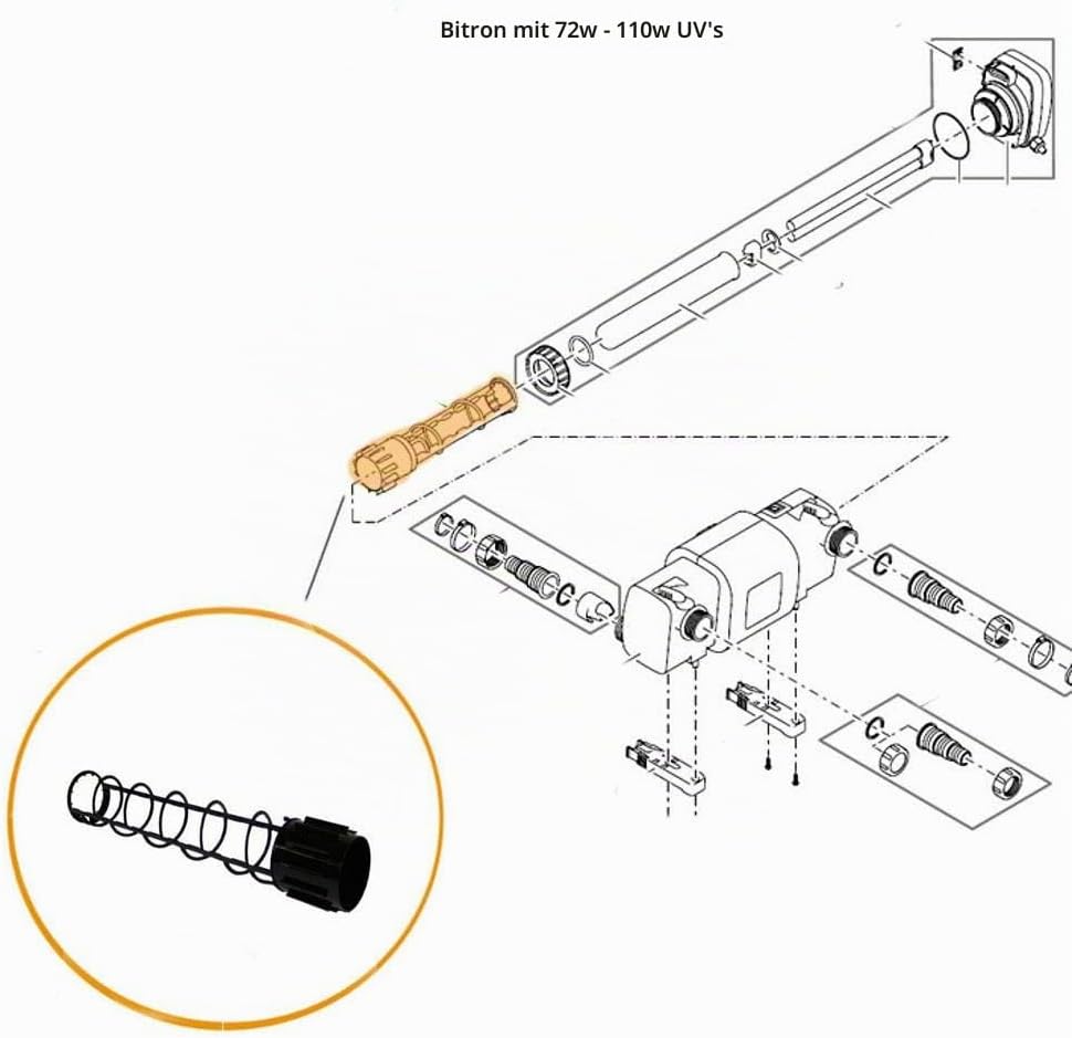 Oase livingwater – Rotor-Reinigung Bitron C 36/55 – B36 Blattbrosche C/B55 C