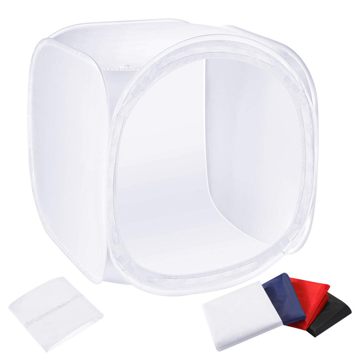 NEEWER 24x24 Zoll/ 60x60cm Fotostudio Aufnahme Zelt Lichtwürfel Diffusions Soft Box Set mit 4 Farben