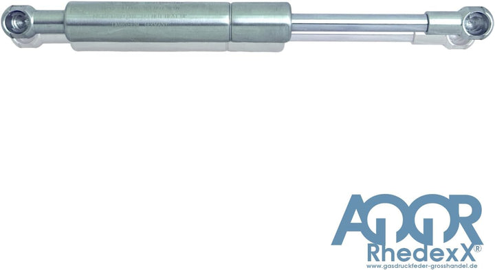 2x RhedexX® Gasdruckfeder Ersatz für KESSEBÖHMER LIFT-O-MAT 195mm 380N Edelstahl V4A 316L (380 N - E
