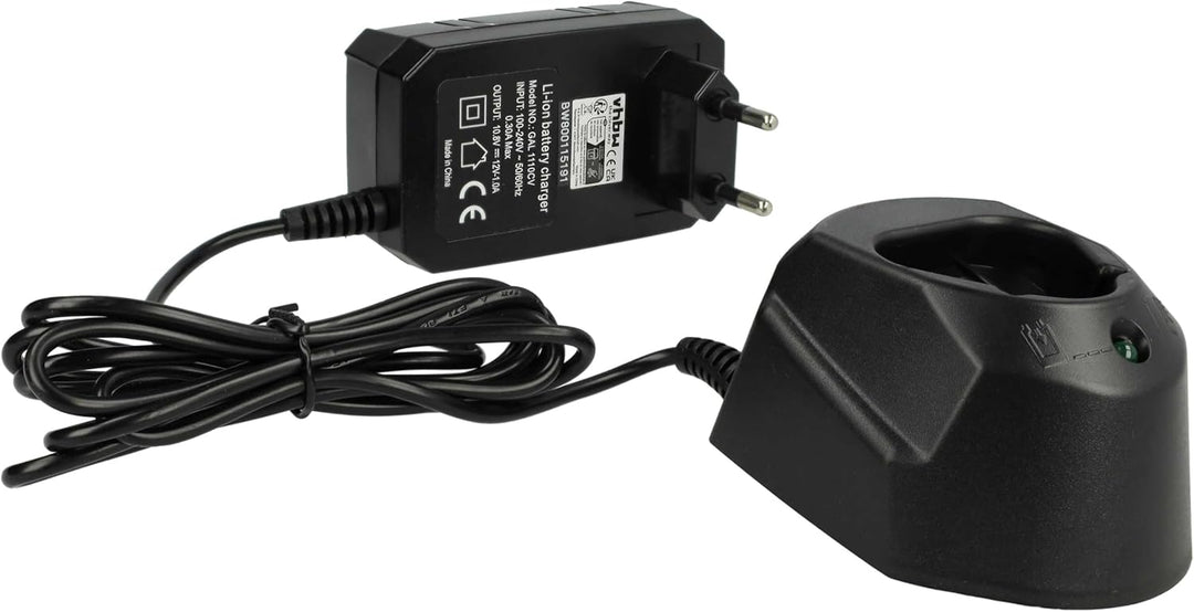 vhbw Ladegerät kompatibel mit Dremel 8200, 8200 Multi Max, 8220, 8300, 8300 Multi Max Werkzeug Akkus