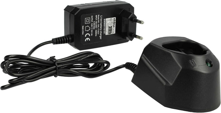 vhbw Ladegerät kompatibel mit Dremel 8200, 8200 Multi Max, 8220, 8300, 8300 Multi Max Werkzeug Akkus