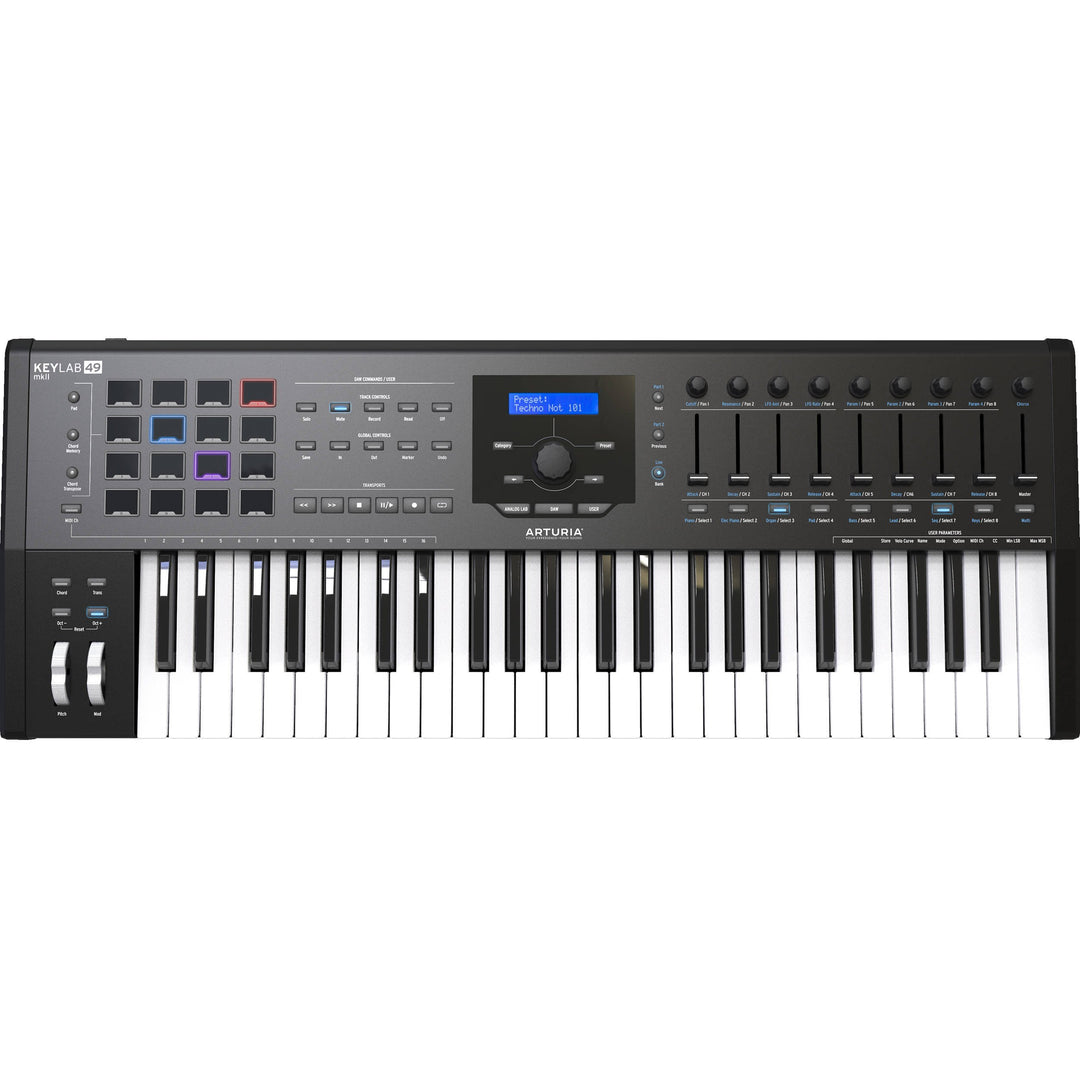 Arturia KeyLab MkII 49 Black Mehrfarbig, Mehrfarbig