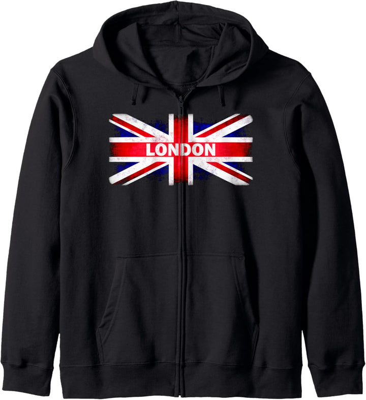 London England Great Britain British Flag Gift Souvenir Kapuzenjacke