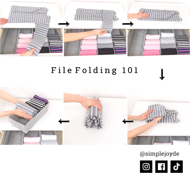 SIMPLE JOY® MALM FileFolding Box für ikea Kommode; DAS ORIGINAL; passgenau; Stabiler Boden; Schublad