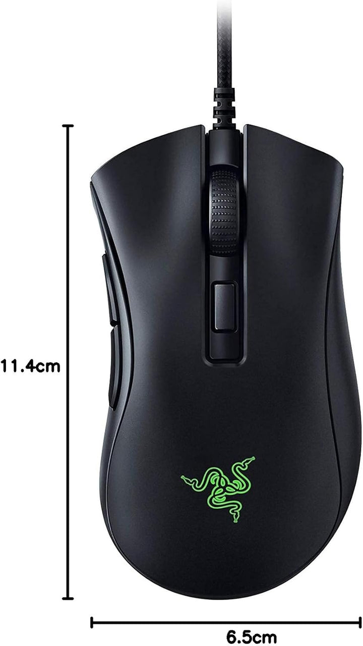 Razer DeathAdder V2 Mini-USB-Gaming-Maus: Optischer Sensor mit 8500 K DPI, 62 g leichtes Design, Chr