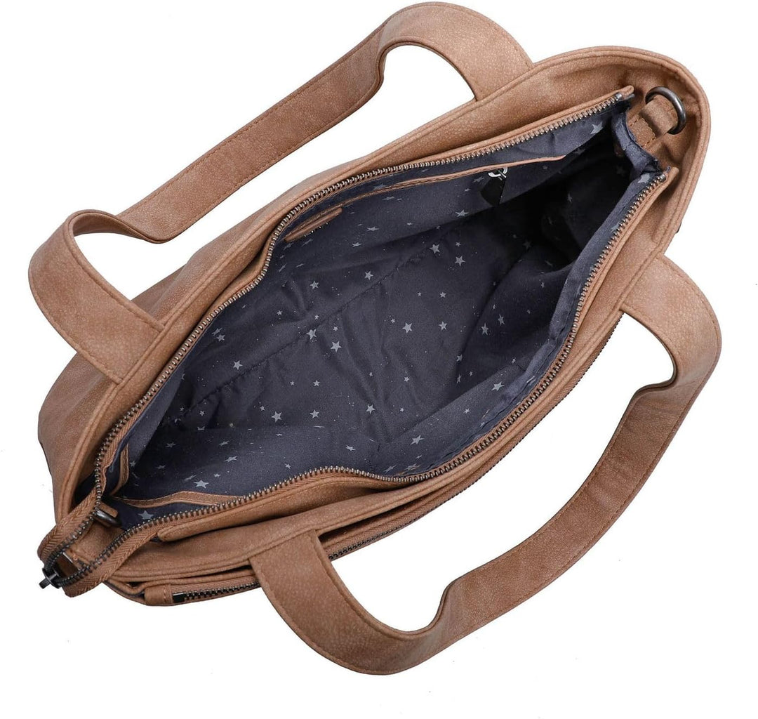Fritzi aus Preussen Damen Twin04 Sofy 55 Cognac Shopper, One Size
