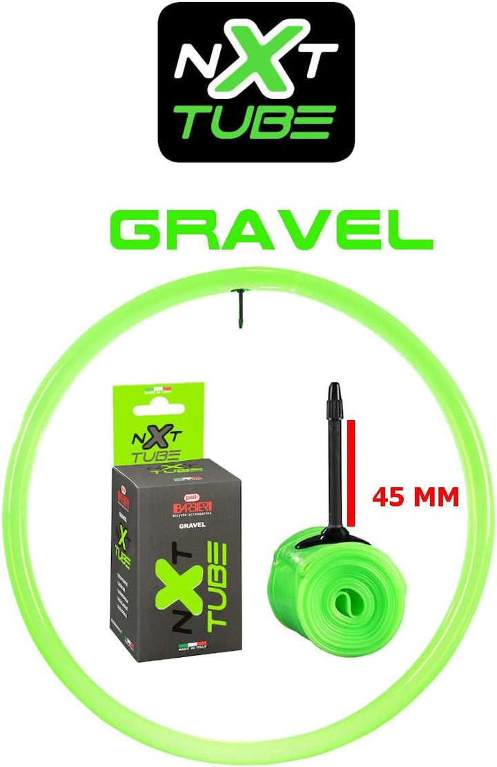 Barbieri NXT Superleichte Gravel-Kamera, für Erwachsene, Unisex, Grün, klein