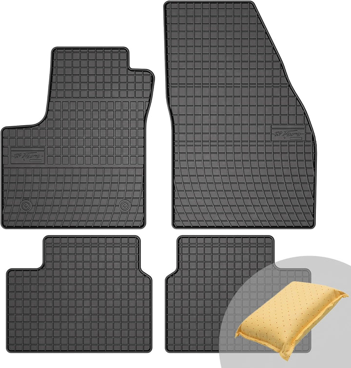 FROGUM EL Toro Gummimatten Ganzjähriges-Set von Autofussmatte Auto Fussmatten für Opel Meriva B 2010