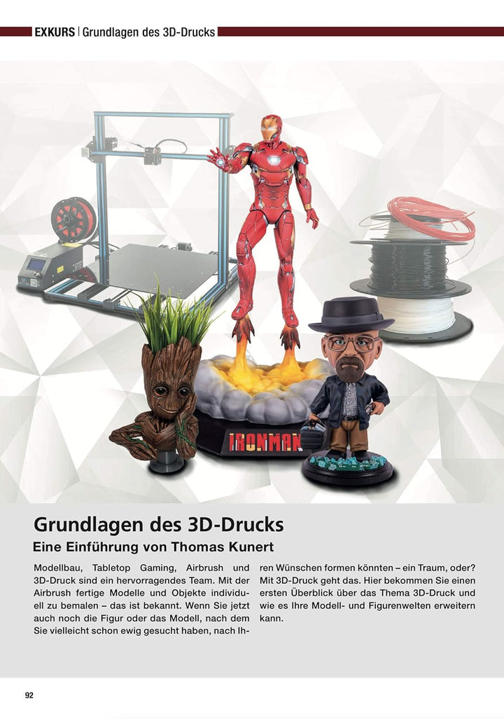 Airbrush für Modellbau, 3D-Druck & Tabletop (Airbrush Step by Step Workbook), Paperback