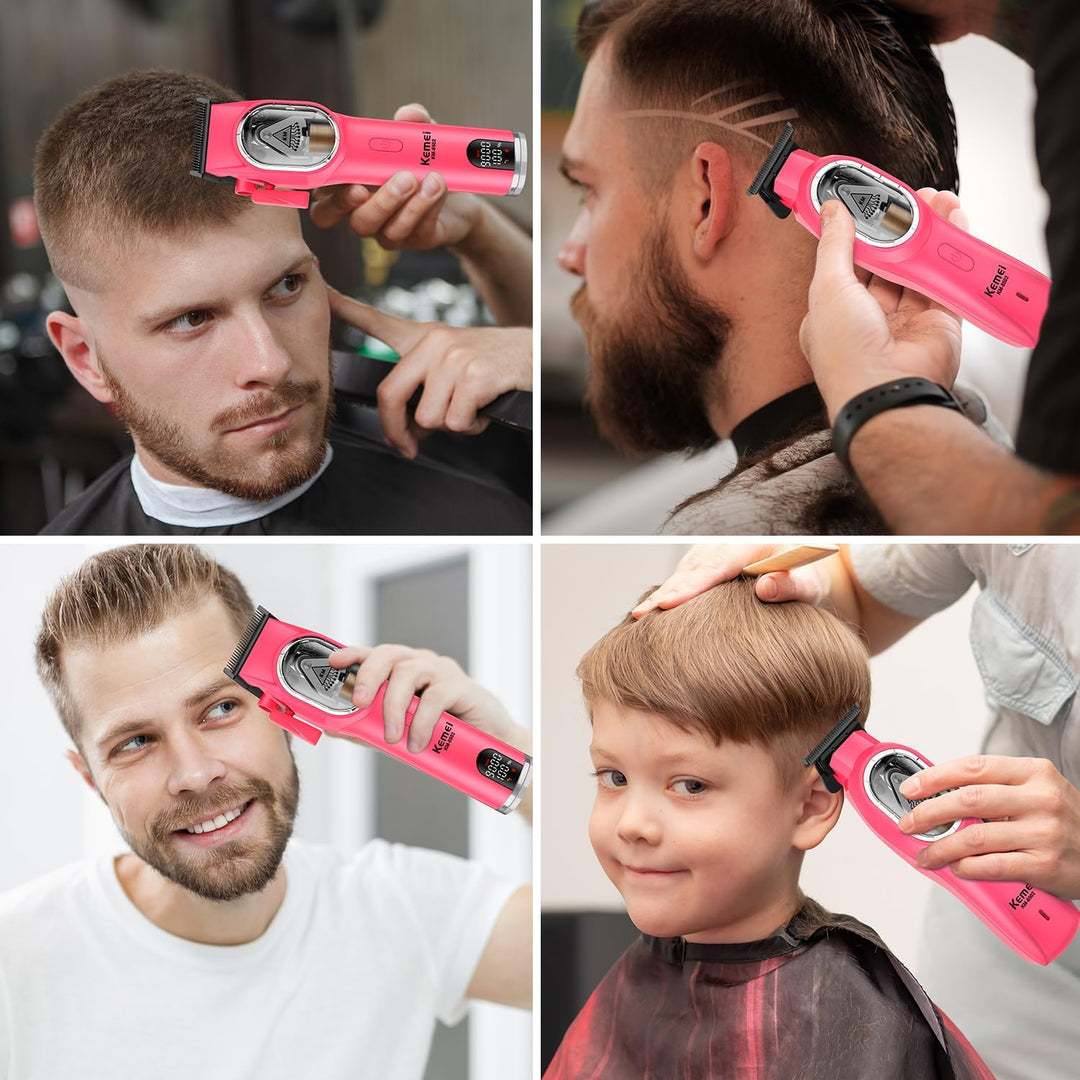 KEMEI 8502 Professionelle Haarschneidemaschinen Set für Männer, Elektrische Schnurlose Haarschneidem